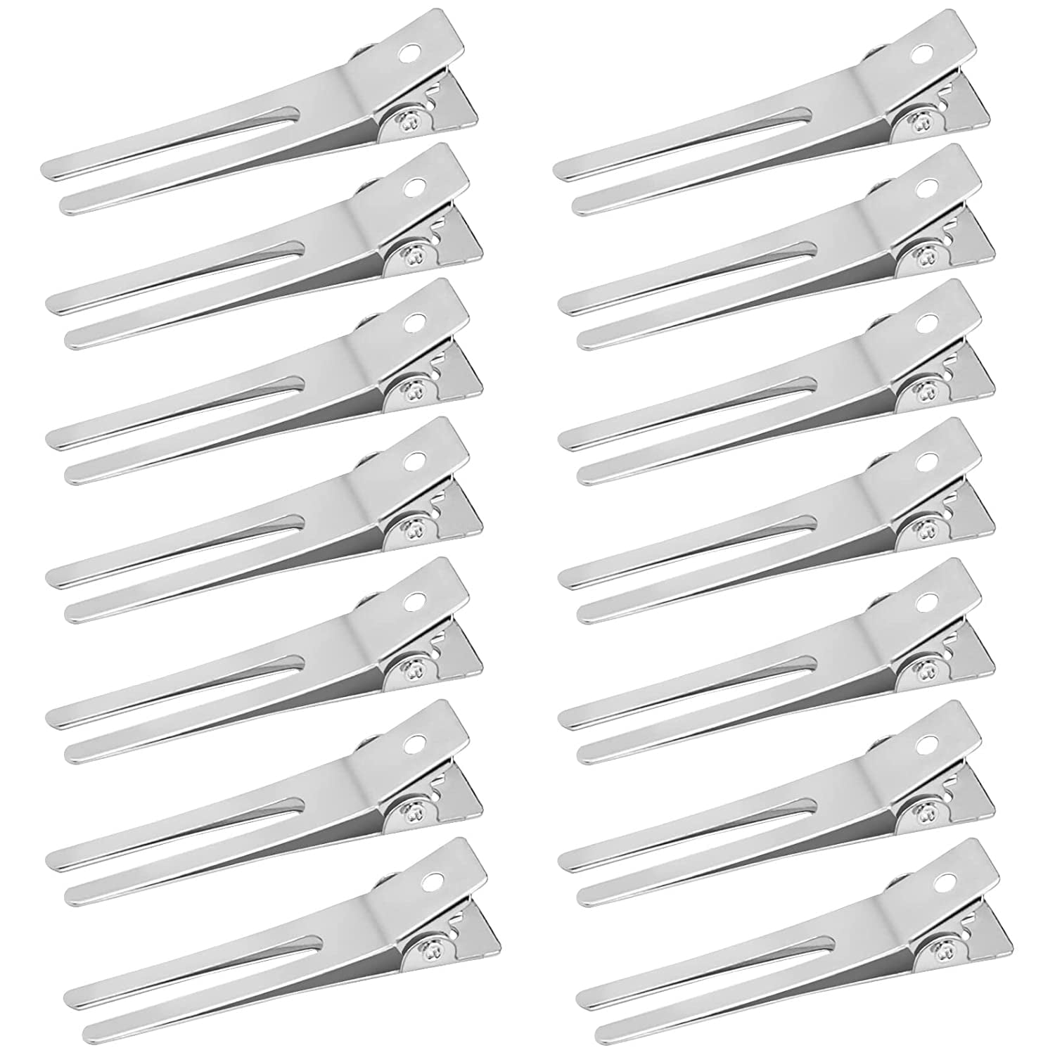 Clips for Hair 50 Pack, 1.8"Metal Duck Billed Hair Clips for Styling Sectioning, Hairdressing Styling Hair Clips, Pin...