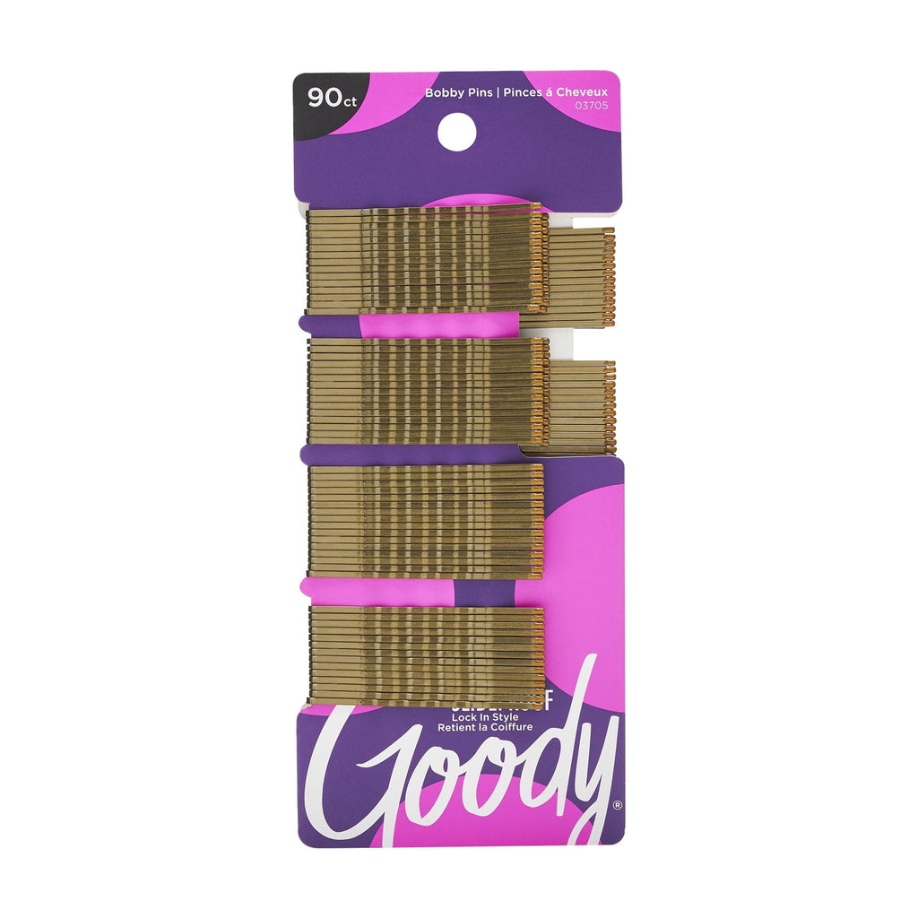Slide-proof Grip, Secure Hold, Small, Hair , Brown, 90 Ct