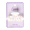 Goody Faux Fleur Claw Hair Clip, Floral Print, 1 Count