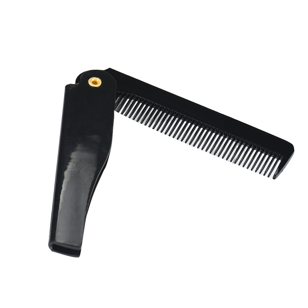 Hair Brush for Men Styling Folding Beard Comb Grooming Tool Travel Hairdressing Beauty Accessories