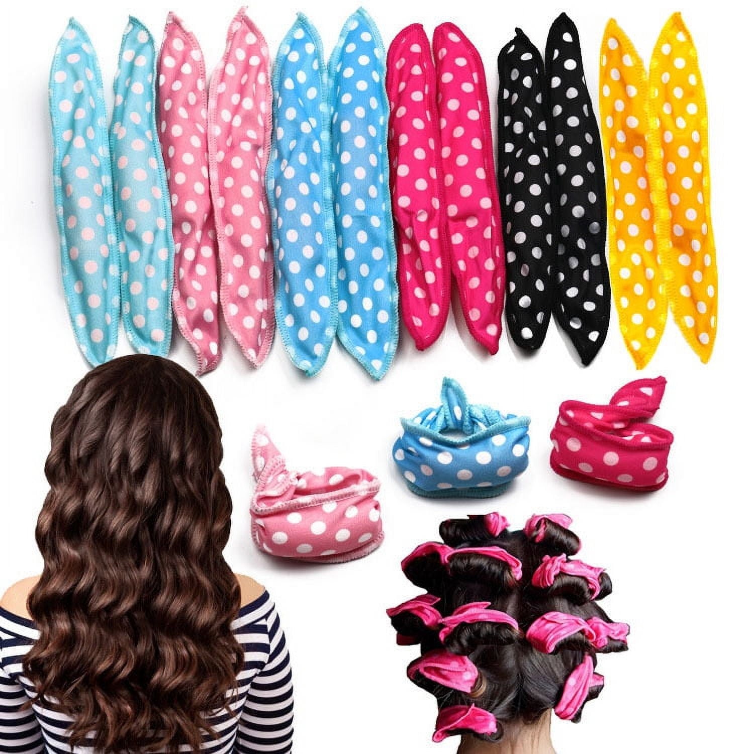 Rollers Heatless Sleep In Curlers For Thick Large Cloth Pillow Roller For Long Curlers Sponge Foam Rollers Gift Produ...