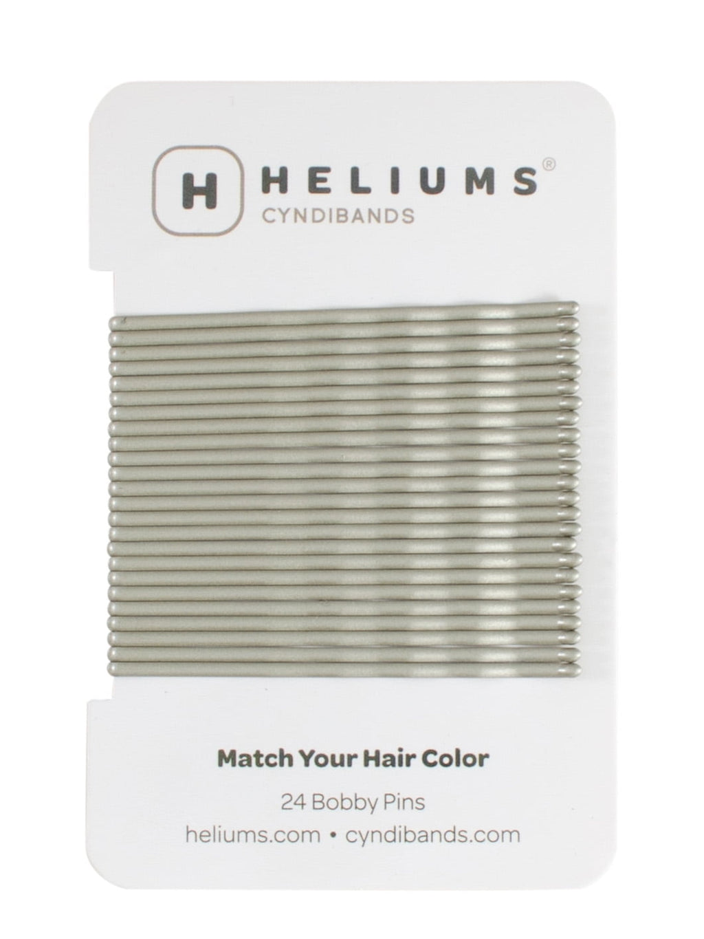 Gray Extra Long .. Wavy Color Match Bobby .. Pins, 2.5 Inch - .. 24 Pins