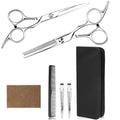 Professional Hair Cutting Scissors Set with Thinning Shears for Hair Cutting, 6.7 Inch Hair Scissors Kit for Home Sal...