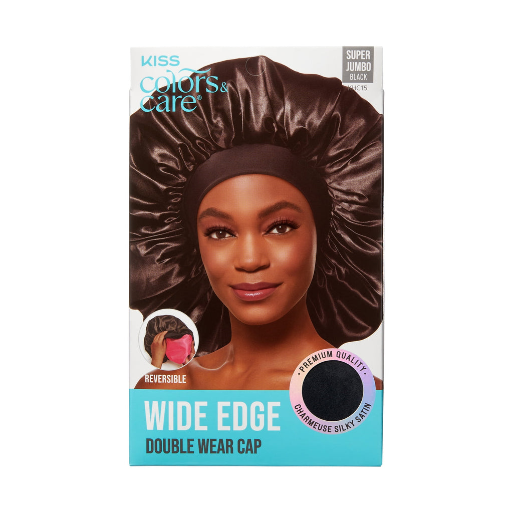 Hair Bet Cap, Wide Edge, Super Jumbo, Black
