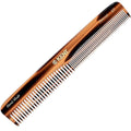 Kent 6T Fine Tooth Comb and Wide Tooth Hair Comb, Handmade Styling Comb for Hair Care, Barber Combs, Beard Combs For Men, Hair Styling Groom