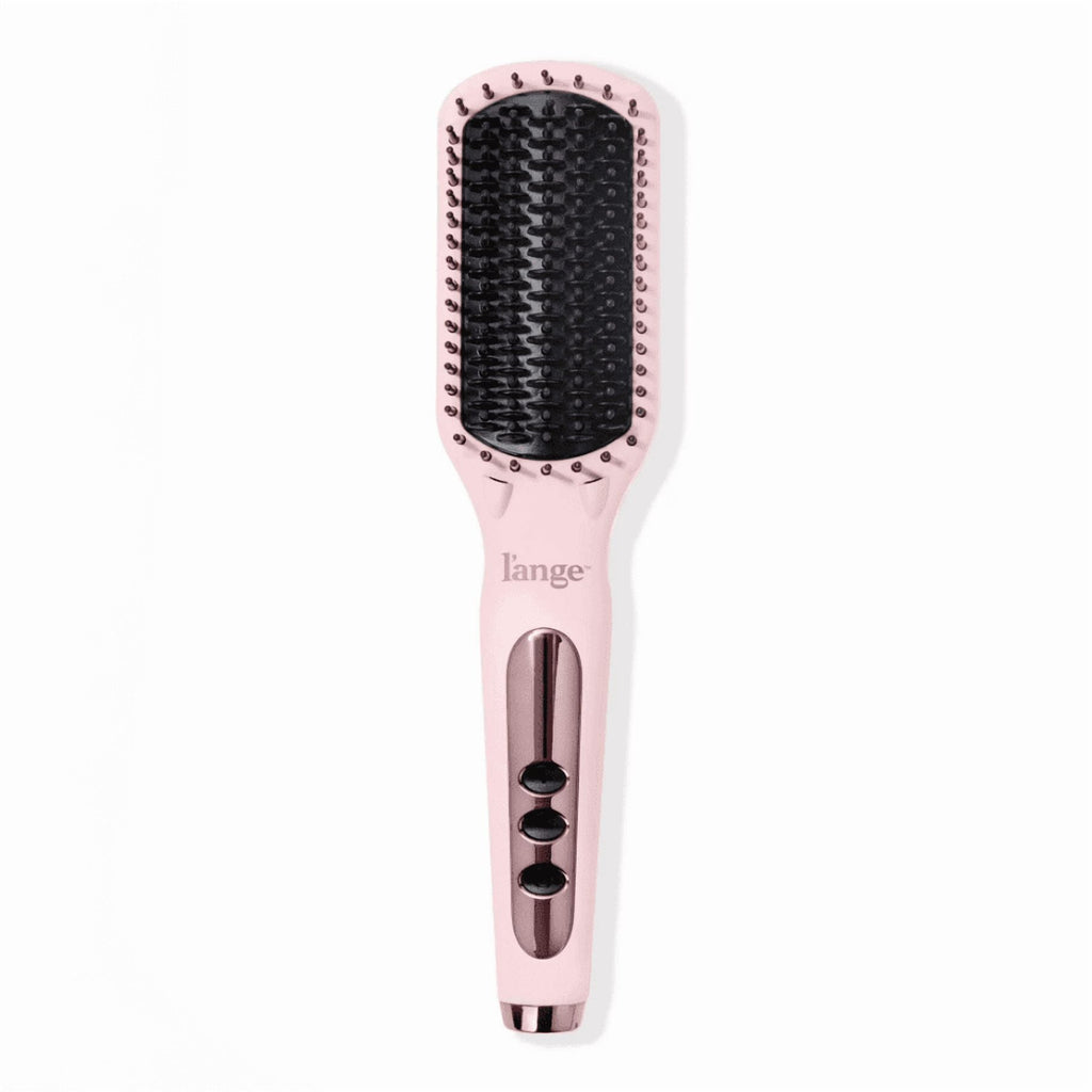Vite Ceramic Straightening Brush with Digital Display for Sek Frizz-Free (Blush)