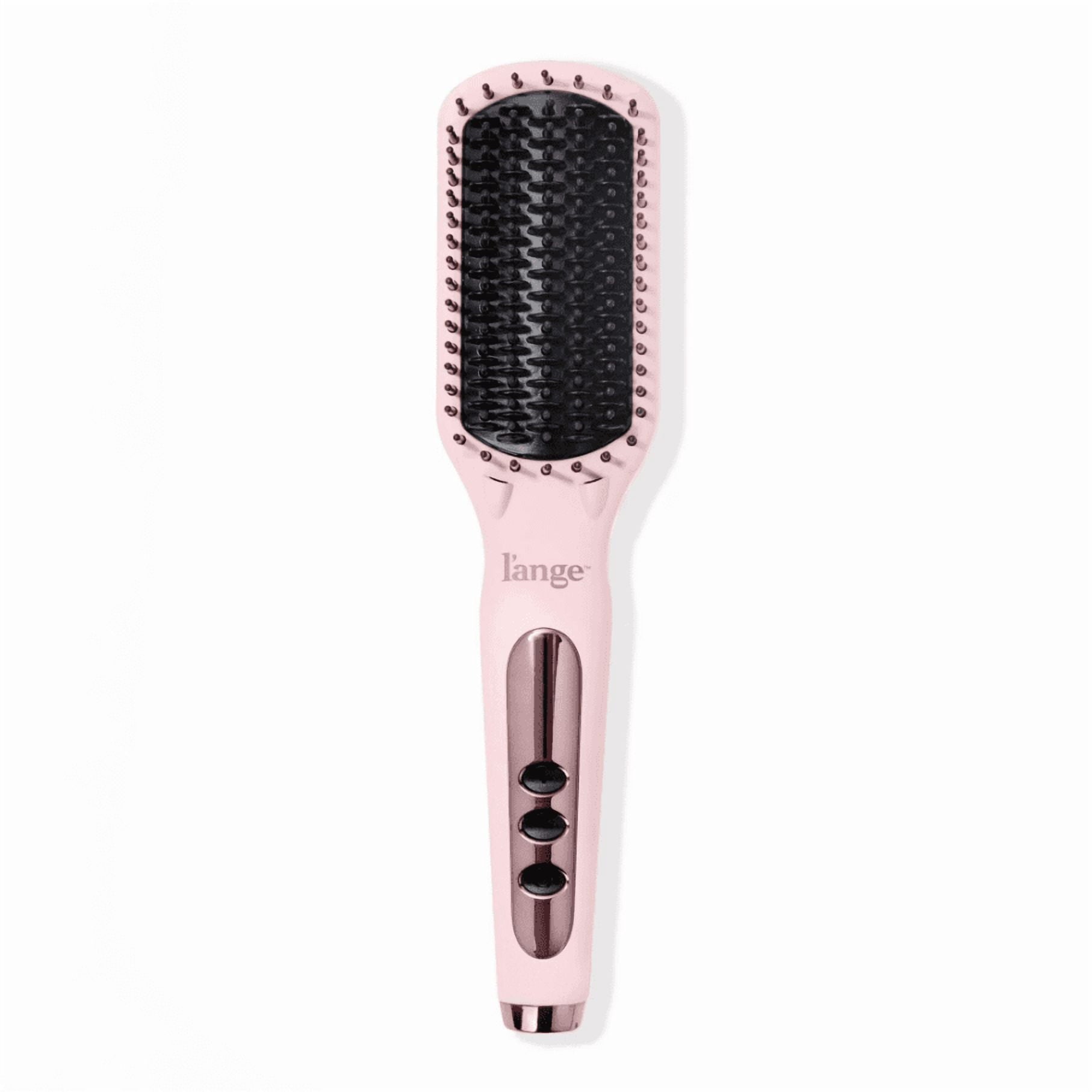 Vite Ceramic Straightening Brush with Digital Display for Sek Frizz-Free (Blush)