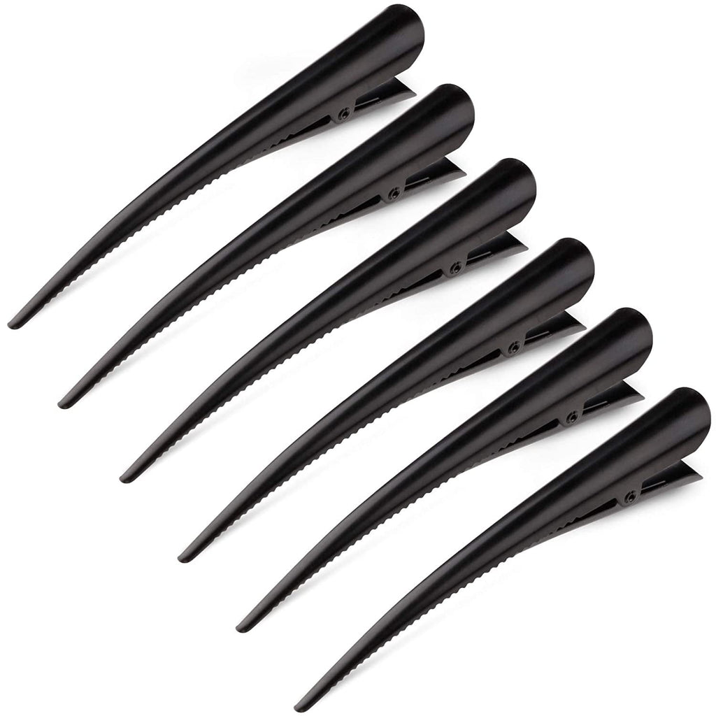 Large Long Alligator Hair Clips for Styling Salon Sectioning, 5 inch Rust-Proof Durable Non-Slip Duckbill Metal Clips...