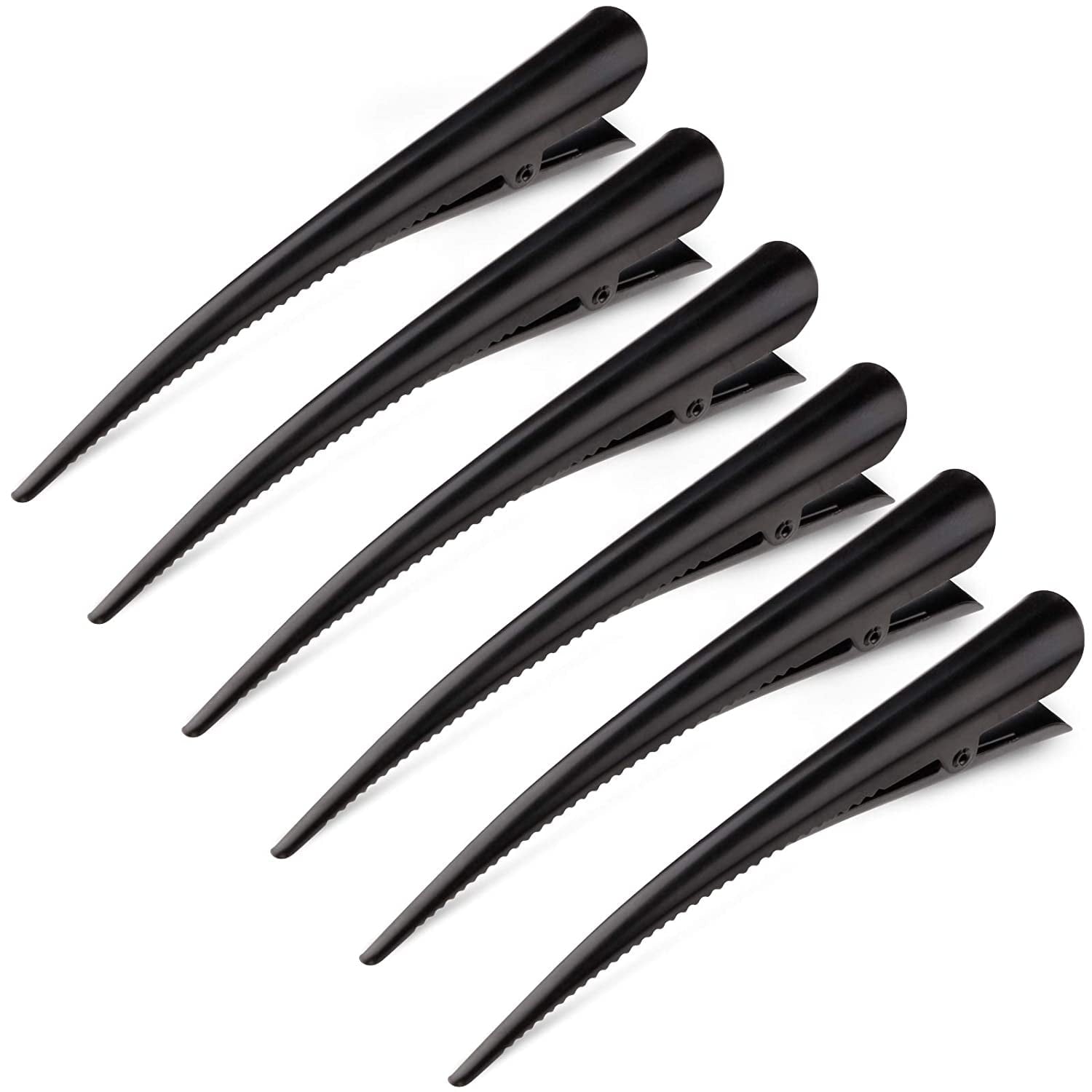 Large Long Alligator Hair Clips for Styling Salon Sectioning, 5 inch Rust-Proof Durable Non-Slip Duckbill Metal Clips...