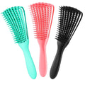 3 Pack Hair Detangler Brush for Afro America/African Hair Textured 3a to 4c Kinky Wavy/Curly/Coily/Wet/Dry/Oil/Thick/...