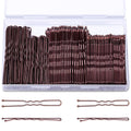 Brown U Shaped Hair for Ballet Buns Women Girls with Storage Box