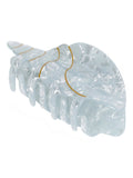 Conch Shell Hair Claw Clip, Aqua