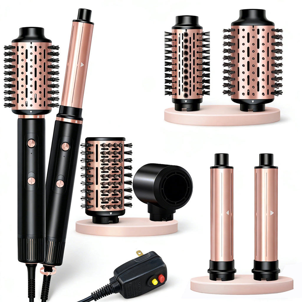 Brush, Hot Air Brush with Brushless Motor, Blowout Brush 1300W, Curling Iron