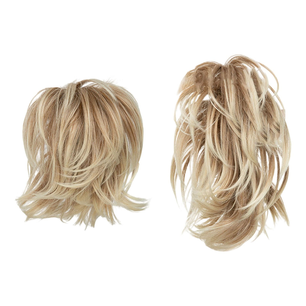 & Extensions Messy Bun Piece with Bendable Metal Wire for Women Straight Bun and Ponytail Extension Human Clip-in Acc...