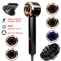 NICEBAY by SKIMI Hair Dryer, Ionic Blow Dryer 110,000 RPM High-Speed Brushless Motor, Travel Mini Hair Dryer For Women, Small Hair Dryer Dif