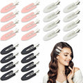 Clips, 24 Pcs, Creaseless Curl Pin Clips, Styling Sectioning style Bangs Waves Makeup Application (Black)