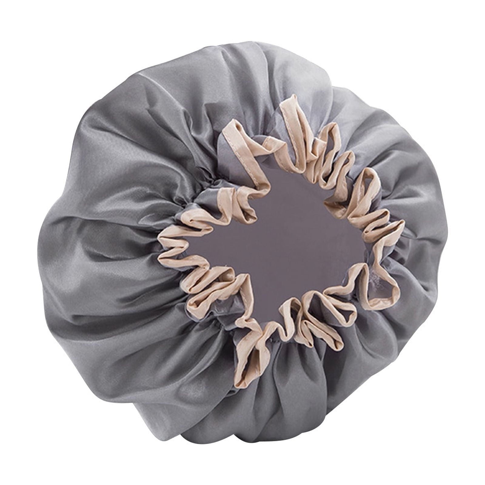 for Women, Double Layer Waterproof Bath , Reusable Hair Protector, Large Waterproof Bet Washable Elastic Band Bath Ha...