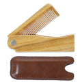 Tooth Folding Brush Comb for Men Hair, Beard, and Mustache Styling, Pocket sized for Easy Carry