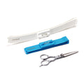 Original CreaClip Set and Scissors, As Seen on Tank, Professional Home Hair Cutting Tool Hair Styling Kit for Layers ...