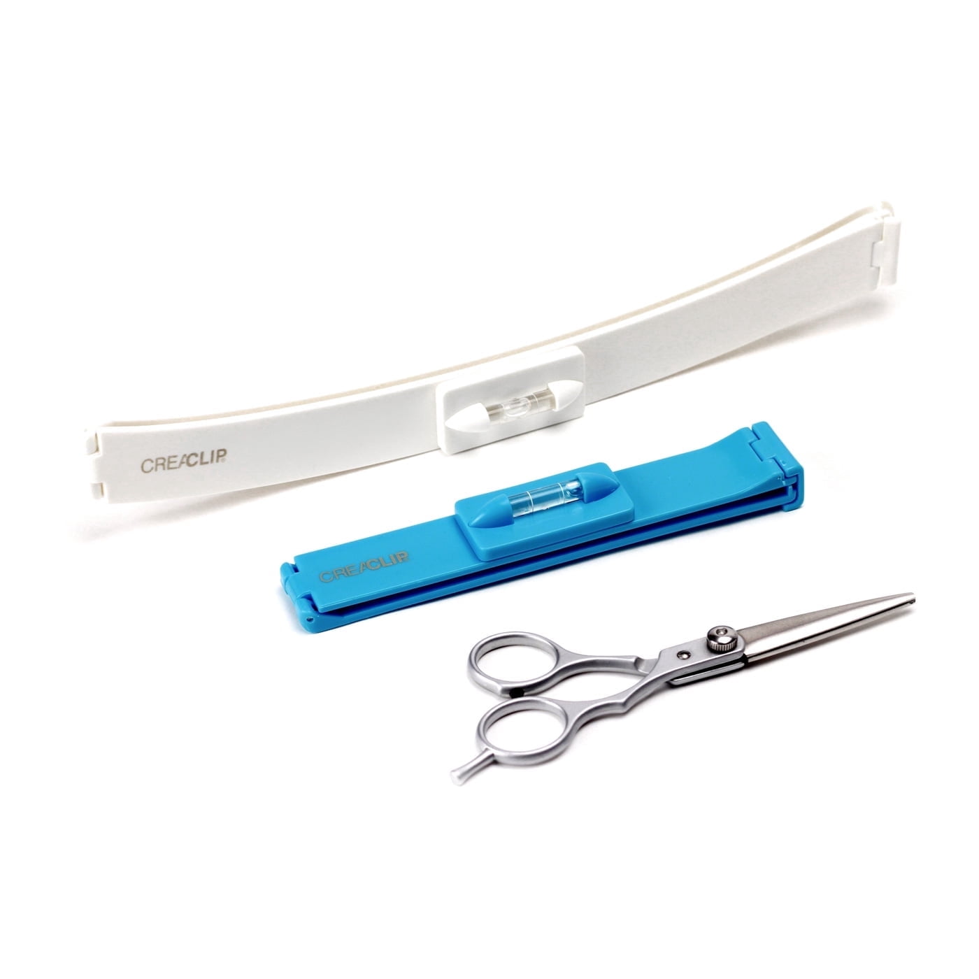 Original CreaClip Set and Scissors, As Seen on Tank, Professional Home Hair Cutting Tool Hair Styling Kit for Layers ...