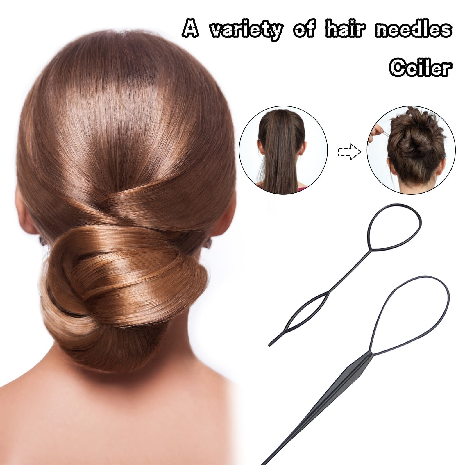 Twister Style Helper Bun Styler Twister Tool for Braiding Pony French Braiding