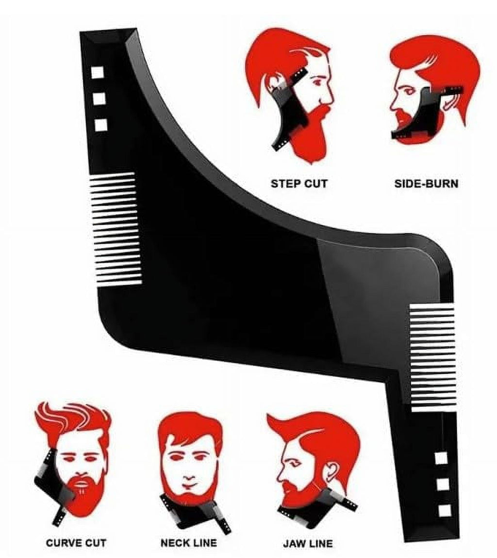 Plastic Beard Comb Beard Hair Comb (One Size, 2, Count)