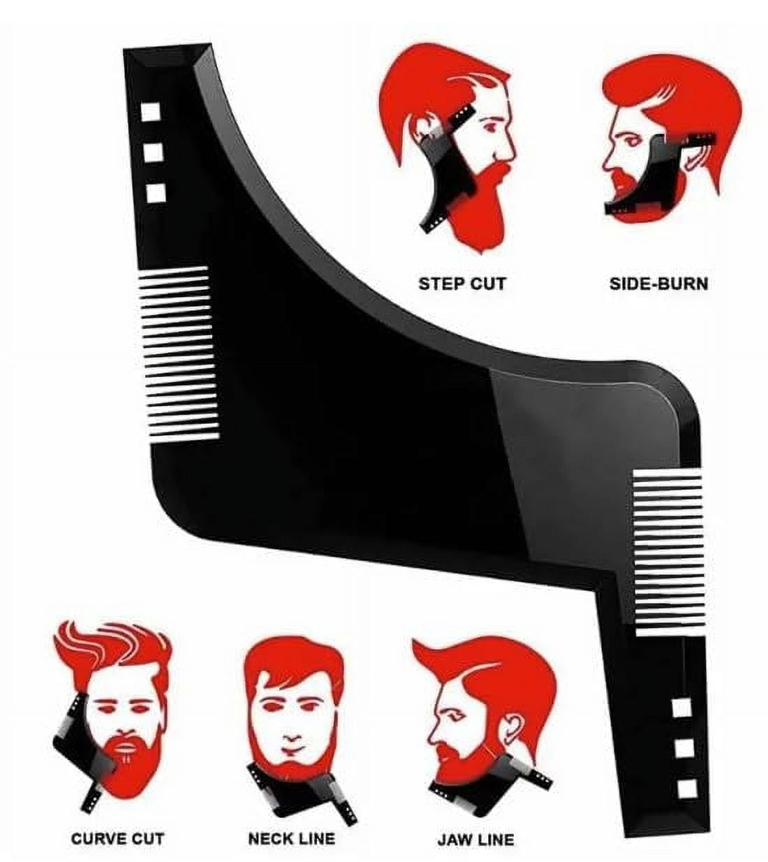 Plastic Beard Comb Beard Hair Comb (One Size, 2, Count)