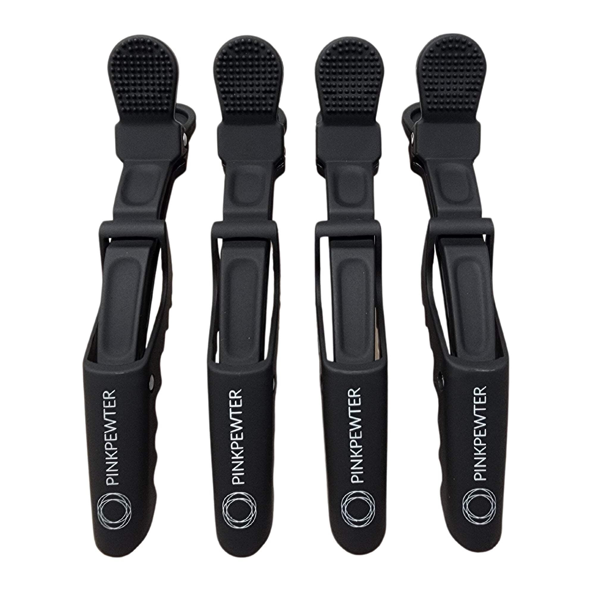 Professional Crocodile Grip No-Slip Sectioning Clips - 4pc