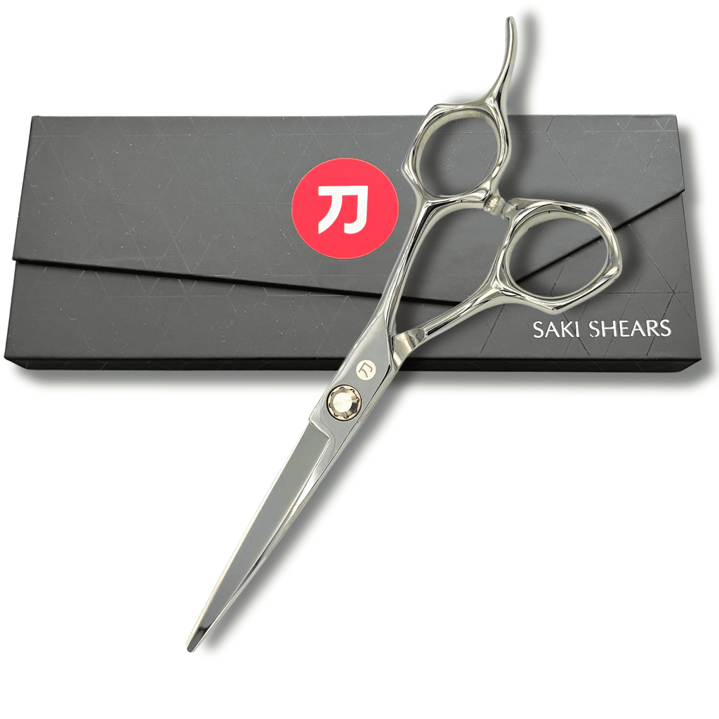 Professional Hair Cutting Scissors - 6 Inches - Convex Blade - Japanese Stainless Steel - For Wet or Dry Cutting - Sa...
