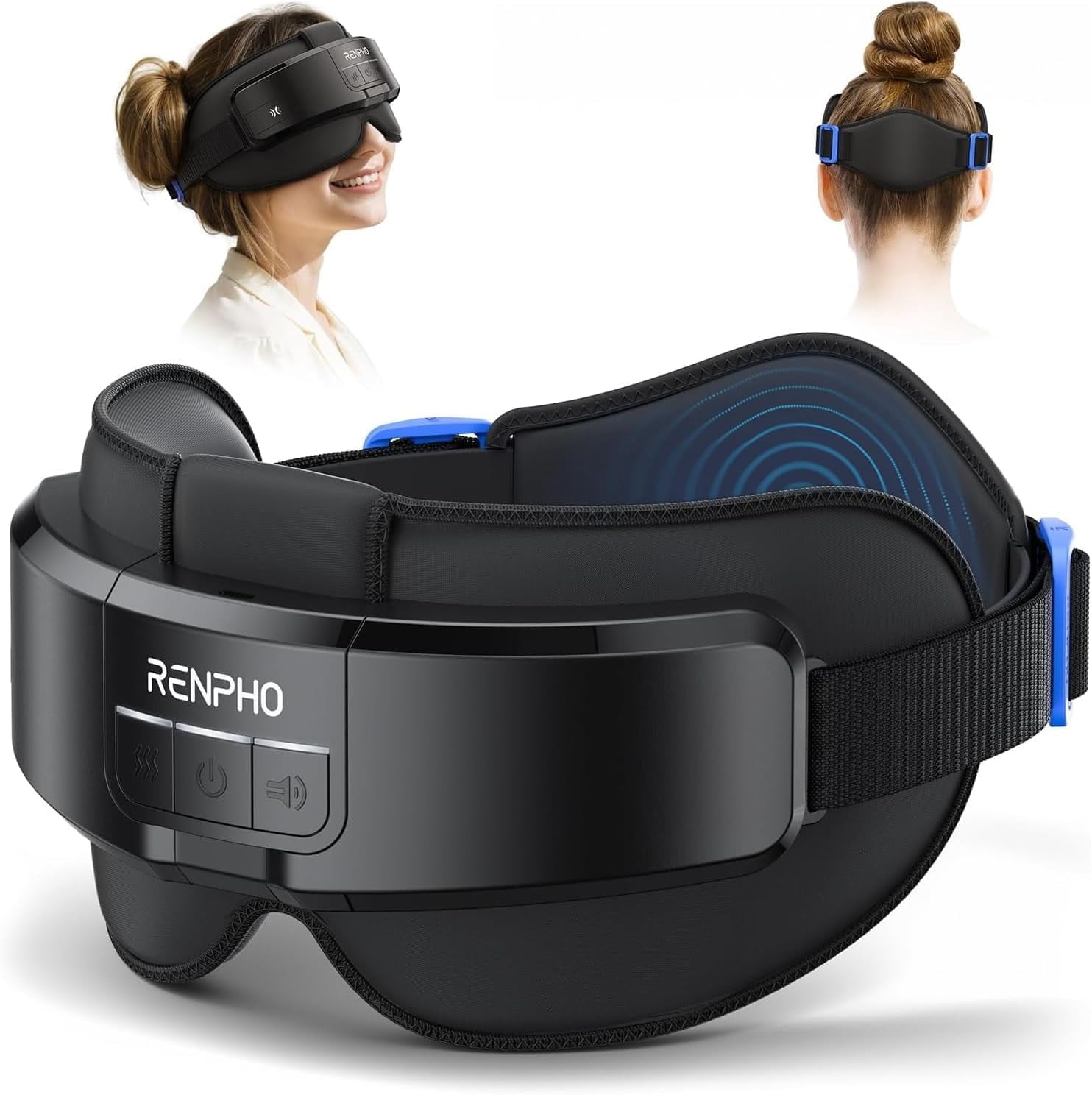 Head & Eye Massager, Eligible , Valentines Day Gifts for Women Men, Headache Massager for Forehead, Occiput and Templ...
