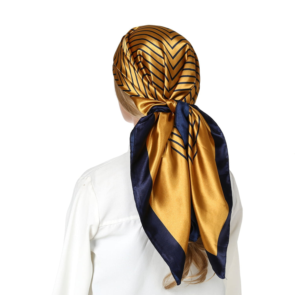 35 Inch Women Head Scarf Like Silk Scarf Hair Scarf Bandana Satin Scarf for Sleeping Hair Wrapping at Night