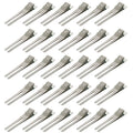 50 pcs Metal Double Prong pin Curl Hair Clips for Styling Sectioning, 1.8" Silver Hair Clips for Women Long Hair, Met...