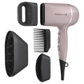 Pro Wet2Style Ceramic Ionic Hair Dryer with 4 Attachments, Purple