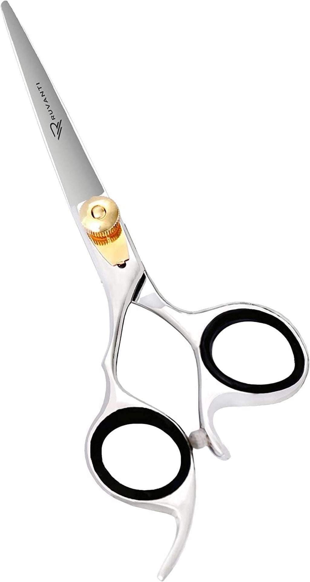 Ruvanti Left Handed Hair Cutting Scissors 6.5” - Professional Shears, Barber ,Sharp Hairdressing Haircut Scissors for Men/Women