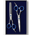 Salems Elite Professional Hair Cutting Scissors and Thinning Shears Set  6.5 Stainless Steel Barber Haircut Kit for Men, Women, and Kids  Sh