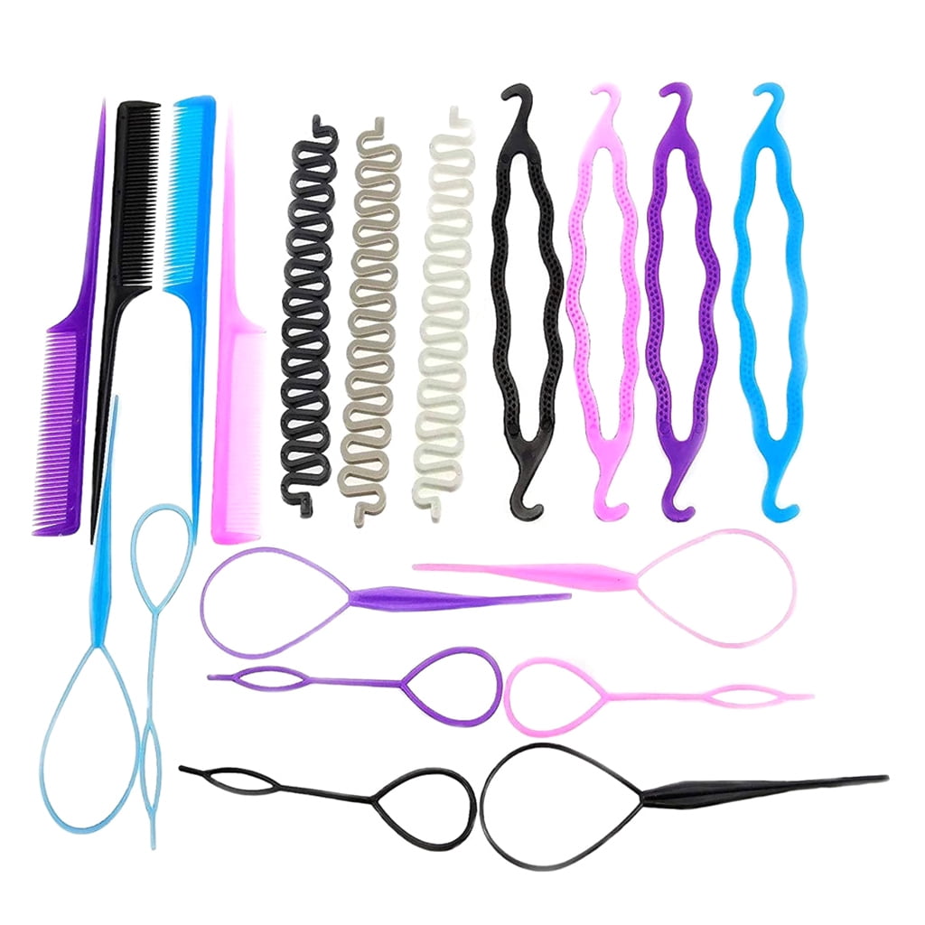 Modelling Tool Kit Magic Fast Spiral Braid Braiding Tool 19x Styling Set for Designer