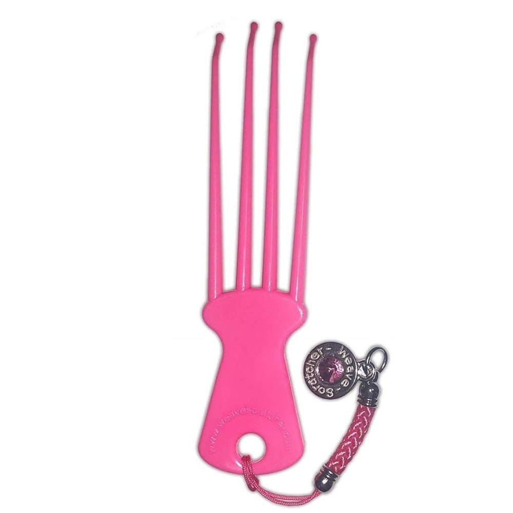 & Head Scratcher for Weaves, Braids & Wigs – Head Massage Tool for Instant Itch Relief – Pink
