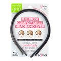 Flexible Skinny Plastic Headbands, Multicolor, 2 Count