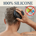 Silicone Scalp Scrubber & Massager | Dandruff Scraper & Scalp Exfoliator | Soft Silicone Scalp Brush for Hair Growth-...