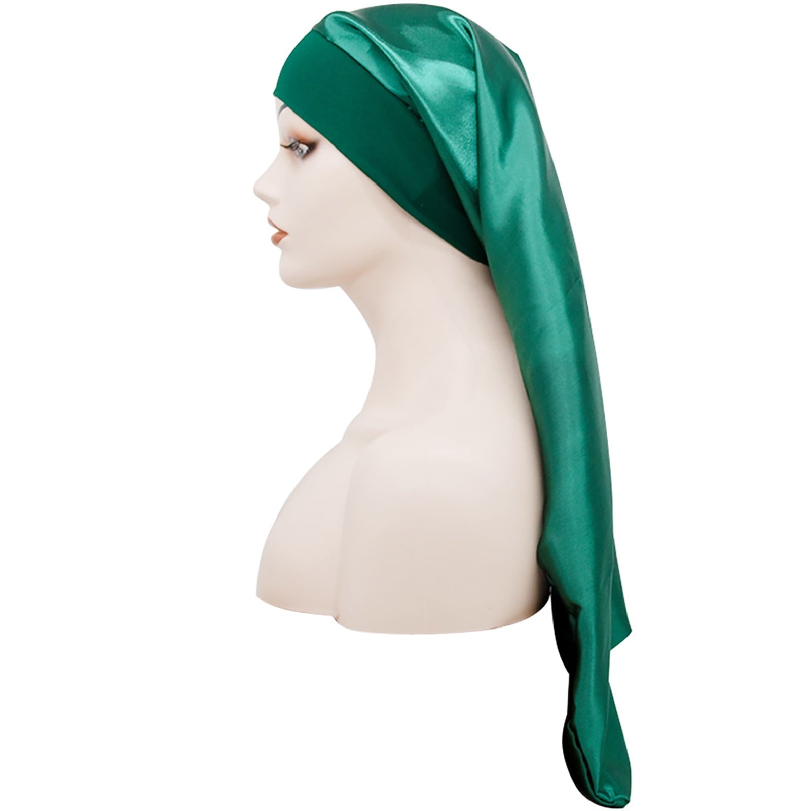 for Sleeping Women,Adjustable Long Bet for Curly Hair Elastic Night Green