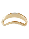 Time and Tru Women's Large Hair Claw Clip, Goldtone