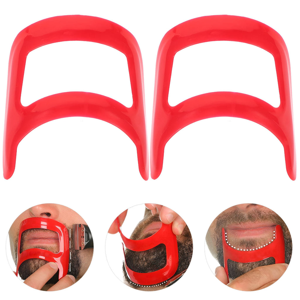 2026 New 2Pcs Beard Shaping Template Beard Guide Shaper Beard Shaping Styling Tool Beard Modelling Combs Professional...