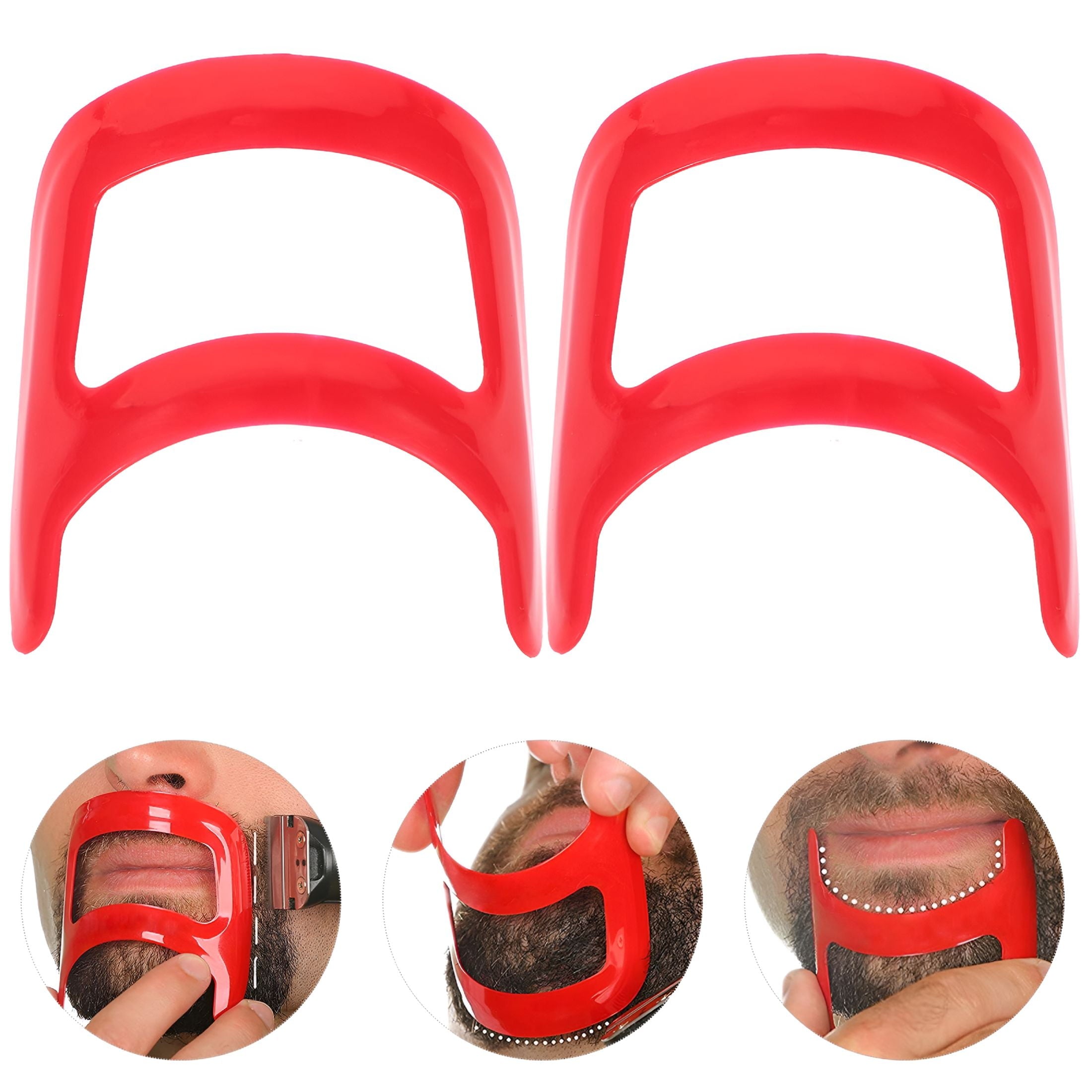 2026 New 2Pcs Beard Shaping Template Beard Guide Shaper Beard Shaping Styling Tool Beard Modelling Combs Professional...