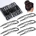 2026 New 50Pcs 3 Inches U Shaped Hair Pins Ballet Bobby Pins Curved Bobby Pins Hair Pins for Women Girls Thick Thin L...
