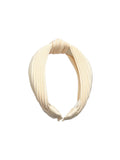 Knotted Headband, Ivory