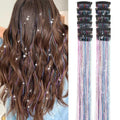 Clip In,Pack Of 12 Pcs Colorful Glitter Accessories, Accessories for Girls,20 Inch Clip In Fairy Accessories Party Ki...