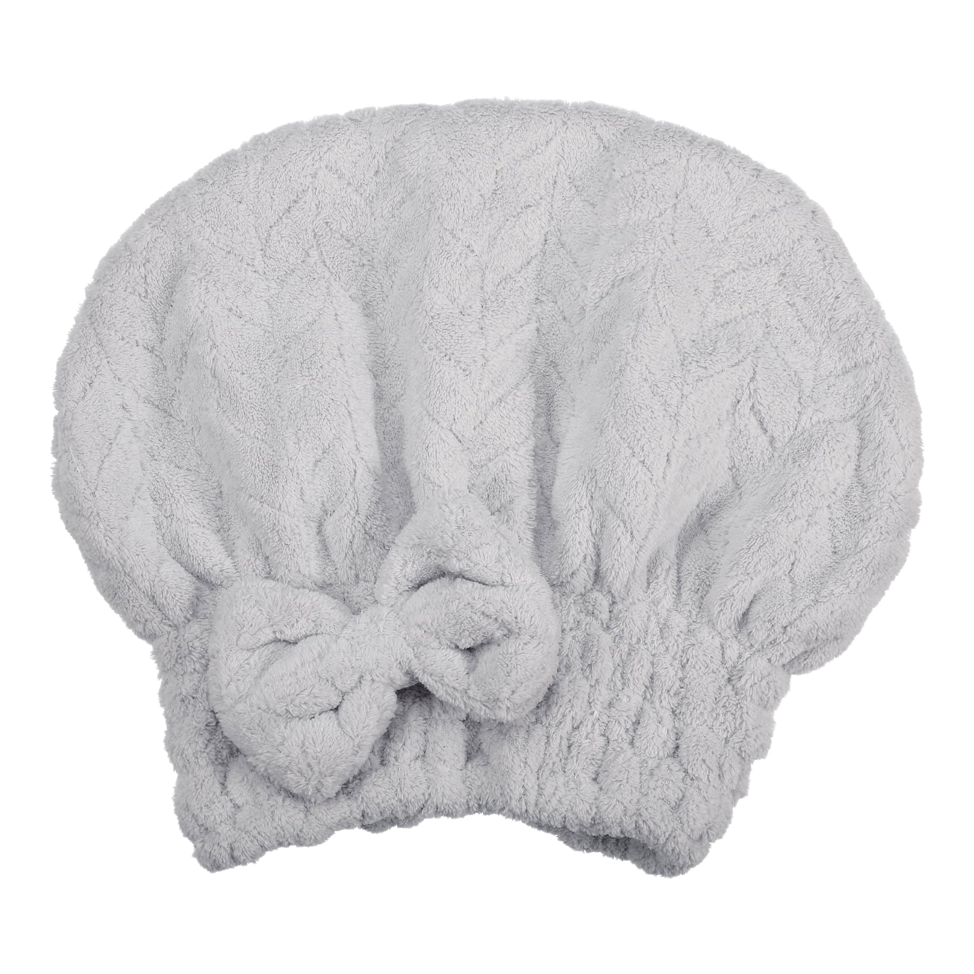 Shape Hair Drying Towel Dry Cap Quick Drying Lightweight Gray