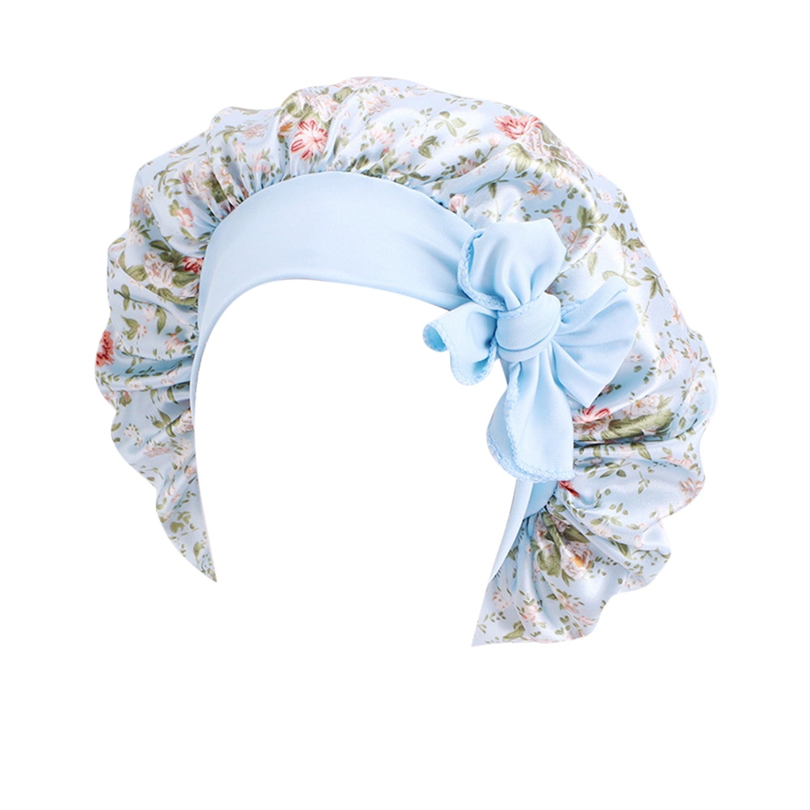 Silk Bonnet for Sleeping 1PC Hats Silk Bonnet for Sleeping Kids Kids Head Hat Cap Hair Wrap Turban Hats Bath Shower Cap Bathing Hat Hair Sho