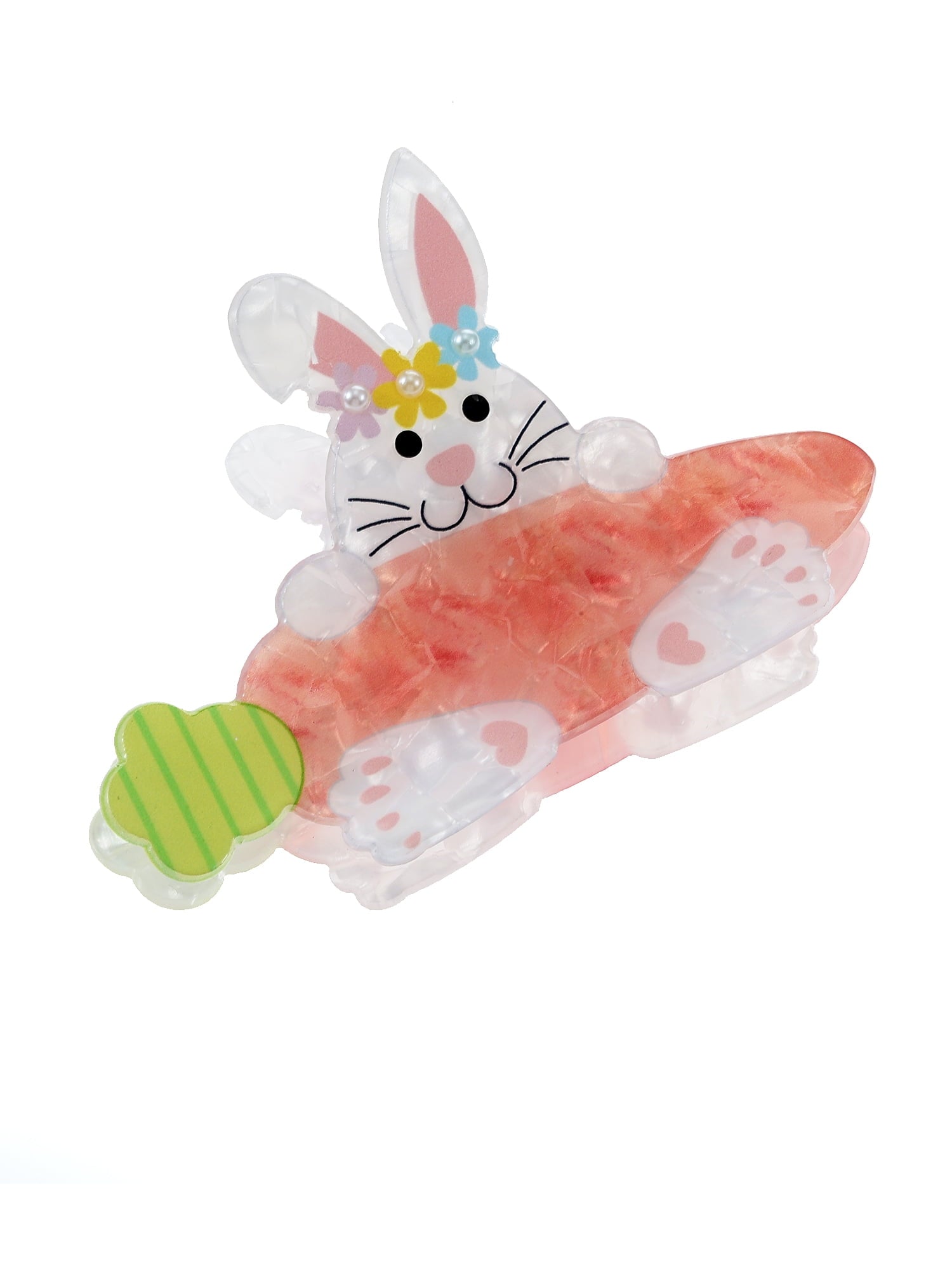to Celebrate Easter Bunny and Carrot Claw Clip, 1 Piece