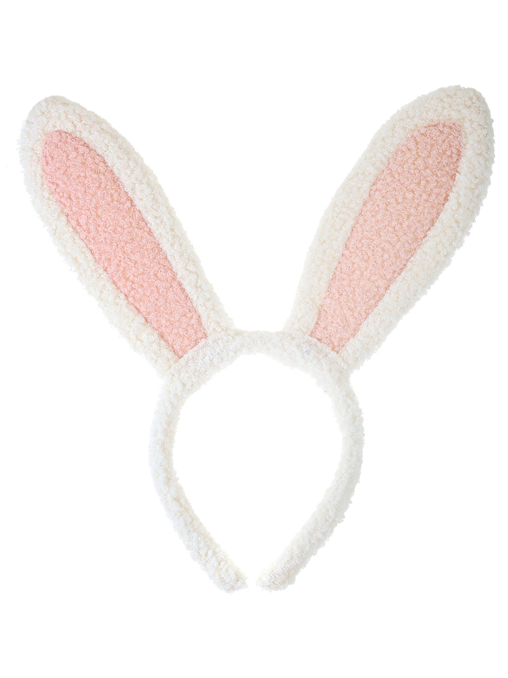 to Celebrate Easter Plush Ivory and Pink Bunny Ear Headband, 1 Piece